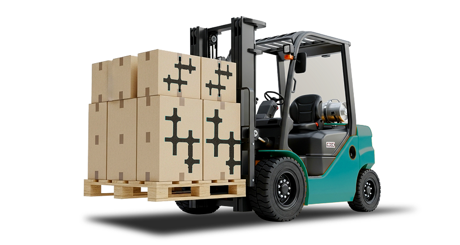 Krautuvas su paletėmis